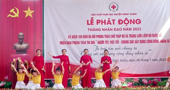 Hội Chữ thập đỏ huyện Nghi Xuân tổ chức Lễ phát động 