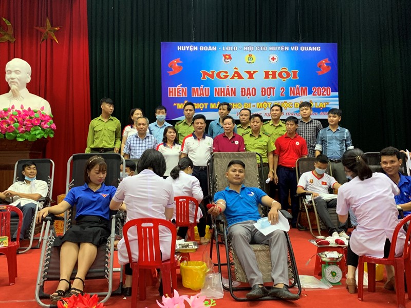149 đơn vị máu tiếp nhận tại huyện Vũ Quang