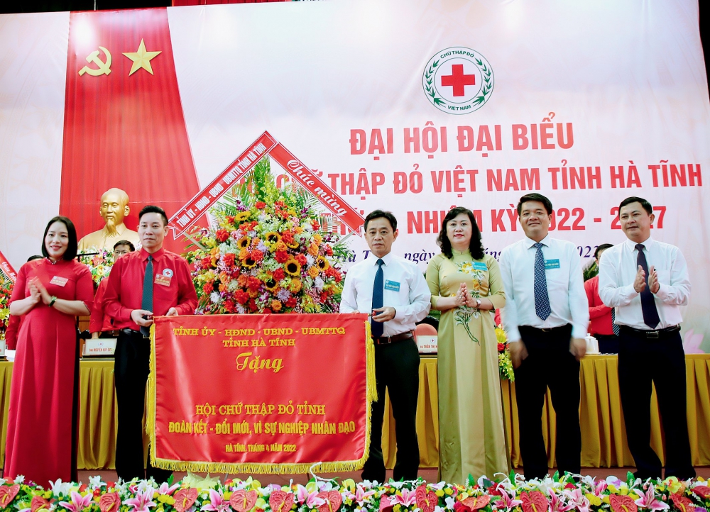 Hà Tĩnh tổ chức thành công Đại hội Đại biểu Hội Chữ thập đỏ tỉnh  lần thứ IX, nhiệm kỳ 2022-2027