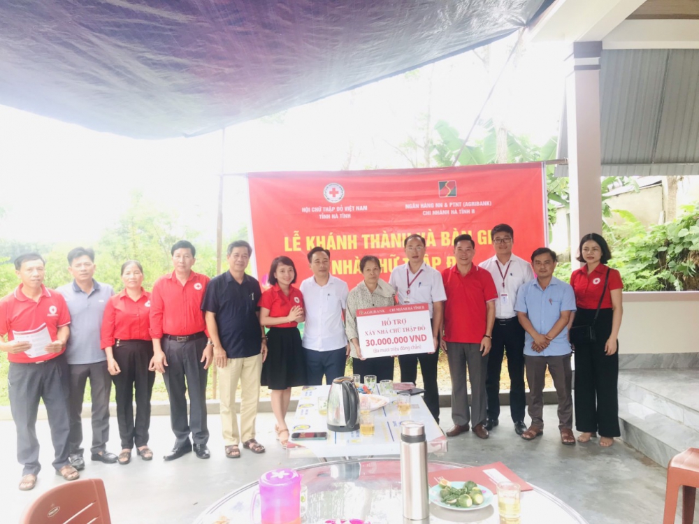 Lễ khánh thành và bàn giao Nhà chữ thập đỏ tại huyện Can Lộc