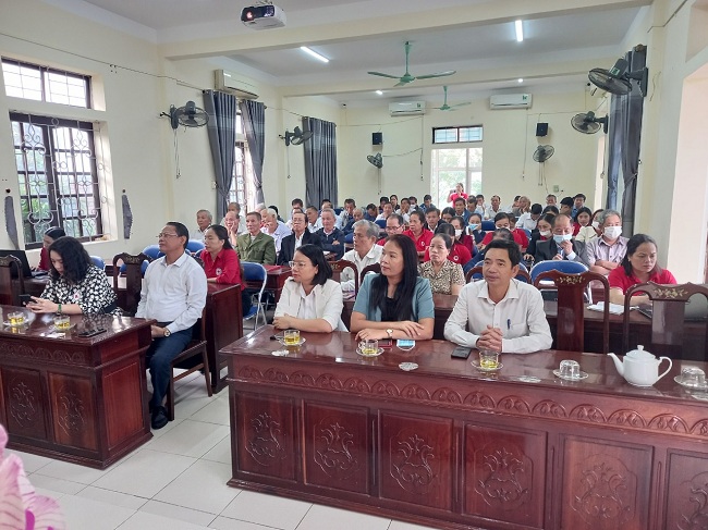 Hội Chữ thập đỏ thị xã Hồng Lĩnh tổ chức Hội nghị báo cáo kết quả Đại hội Đại biểu toàn quốc Hội CTĐ Việt Nam, nhiệm kỳ 2022 -2027 gắn với tập huấn nghiệp vụ công tác Hội năm 2022 